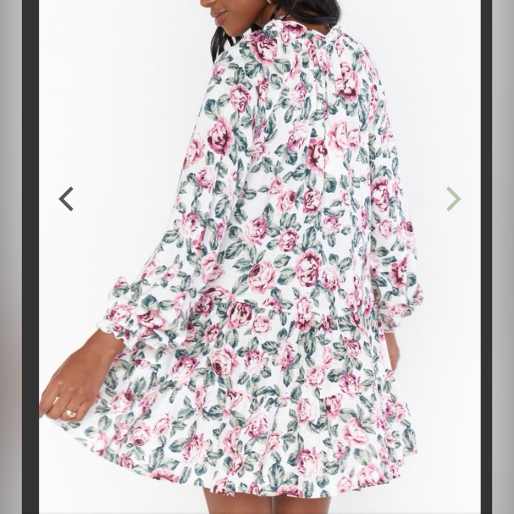 Show Me Your MuMu Birdie Floral Bella Enchanted Mini Dress - Picture 5 of 10